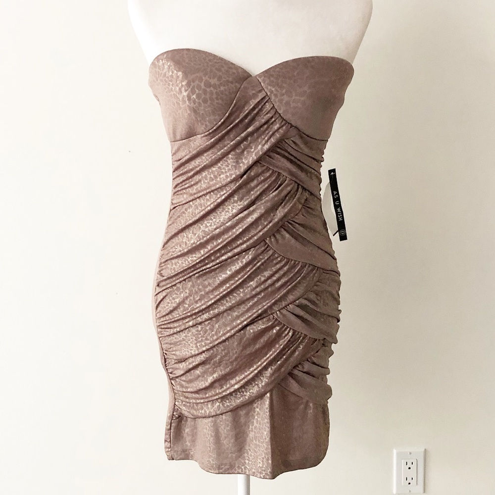 4/$20 🌴 As U Wish | Juniors’ Strapless Dress *NWT
